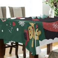 thumbnail image 5 of Yayeee Tablecloths 54" x 54" Rectangle Wrinkle Resistant Party Table Cover, Christmas Cat, 5 of 8