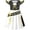Black, variant on Anime Cosplay Costume - Popular Singers Idol Yellow Navy Blue Sleeveless Pleated Skater Dress - Concert Tour Stage Performance Outfit & Halloween Cosplay Dress Up