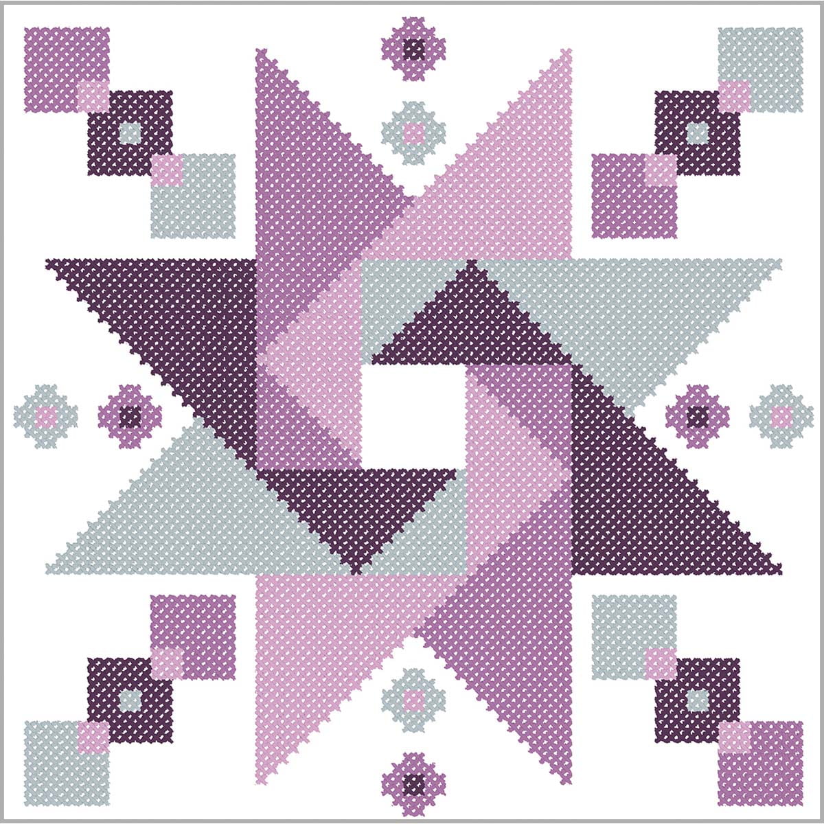 Herrschners® Patchwork Quilt Blocks Stamped CrossStitch
