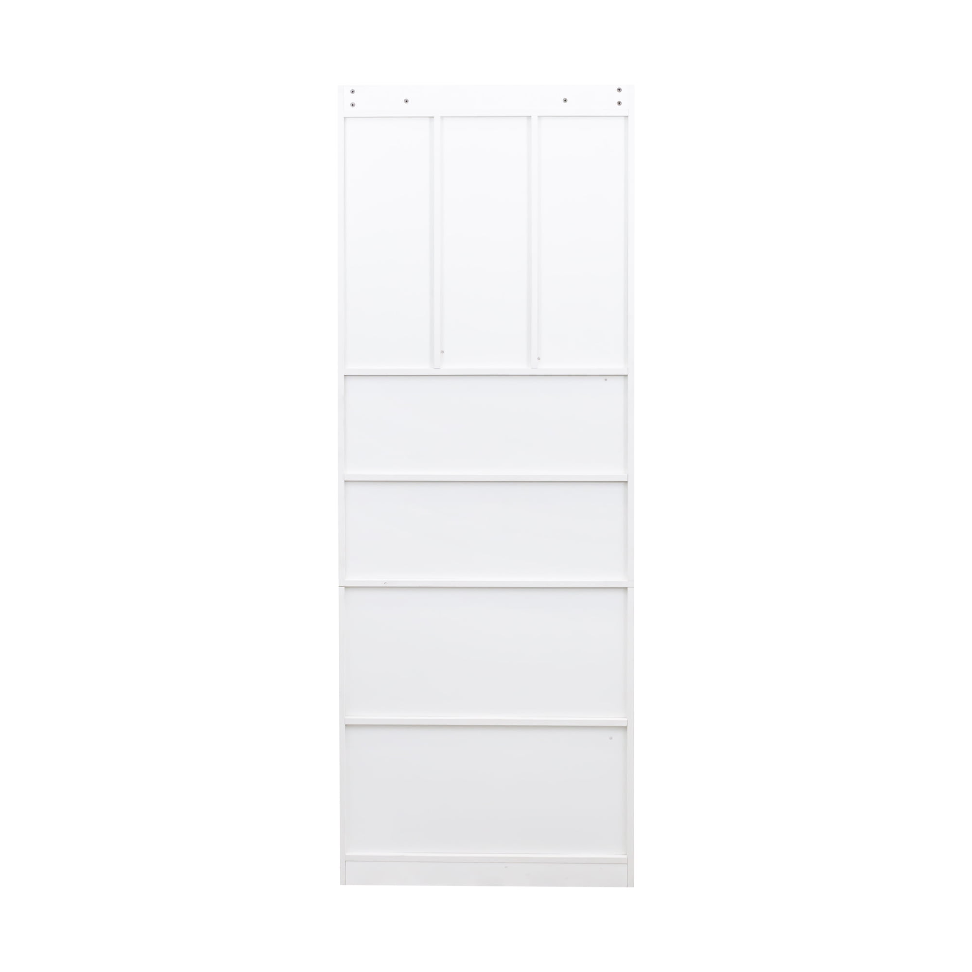 Euroco L-Shaped Corner Computer Desk for Home Office or Study desk, Study Modern Style Table with Drawers, Bookshelf & Hutch, 2-in-1 L-Shaped Design, Large Working Space,white