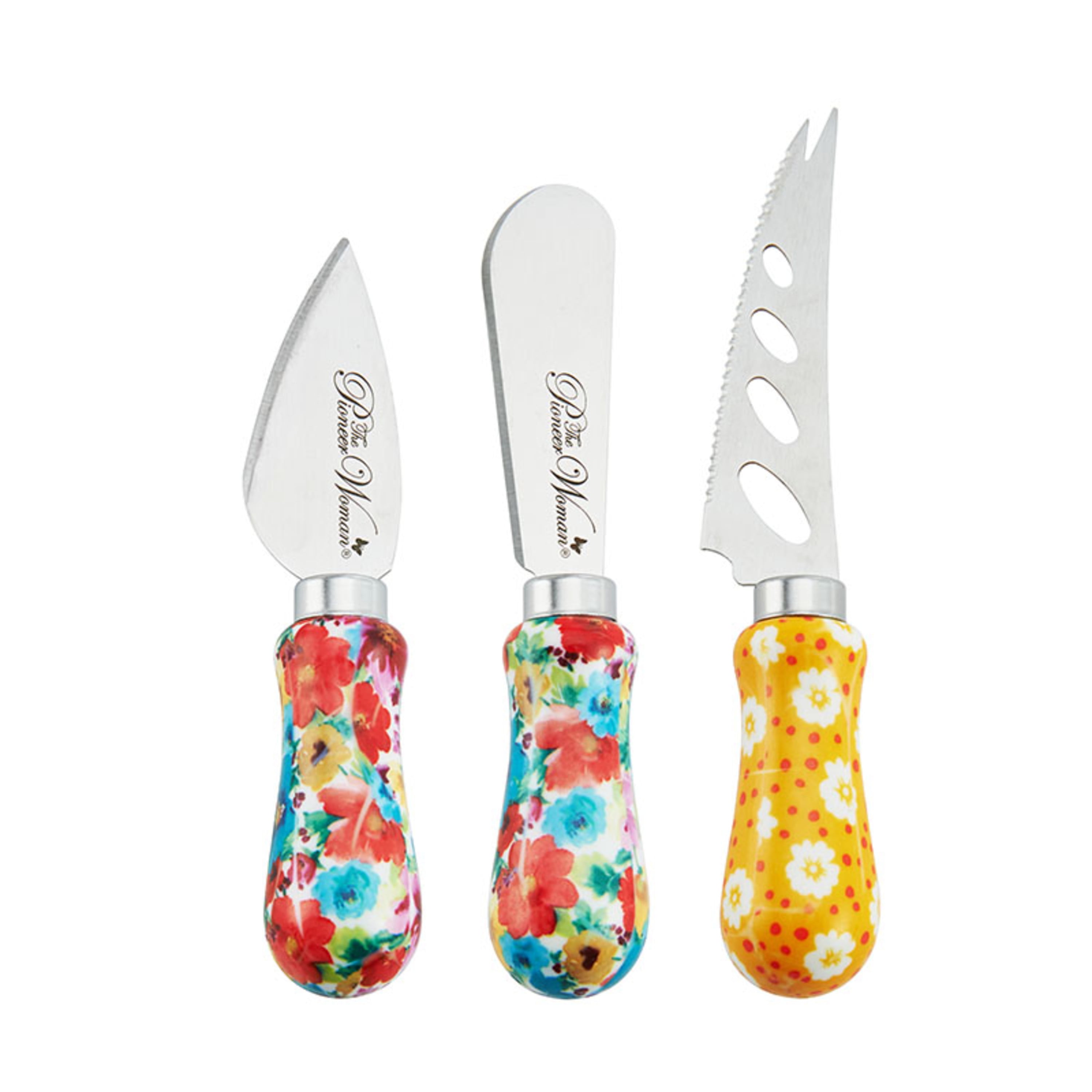 The Pioneer Woman 3piece Cheese Knife Set, Breezy Blossom