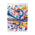 thumbnail image 6 of Yayeee Tablecloths for Rectangular Tables 60 x 90 inch Party Table Cover, Musical Pattern, 6 of 6
