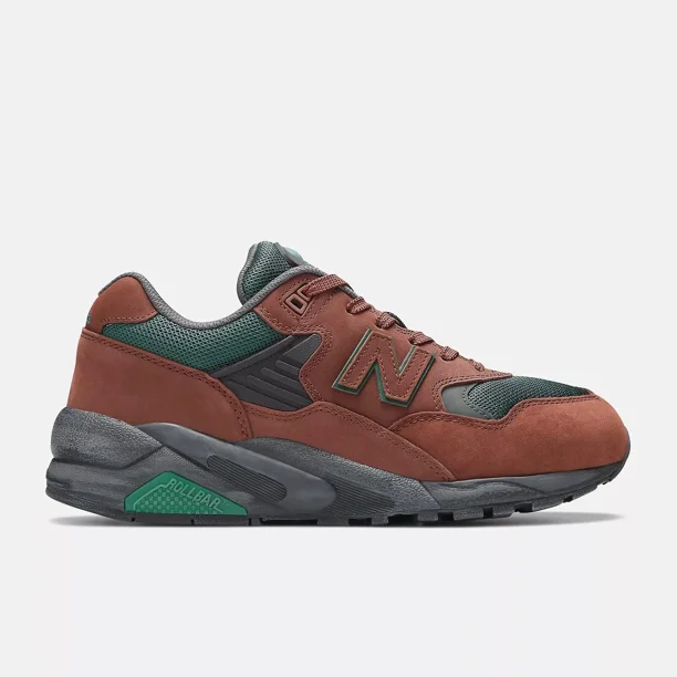 New Balance 580 Beef and Broccoli Sneaker Shoes MT580RTB 42.5 US 9 Brown Green