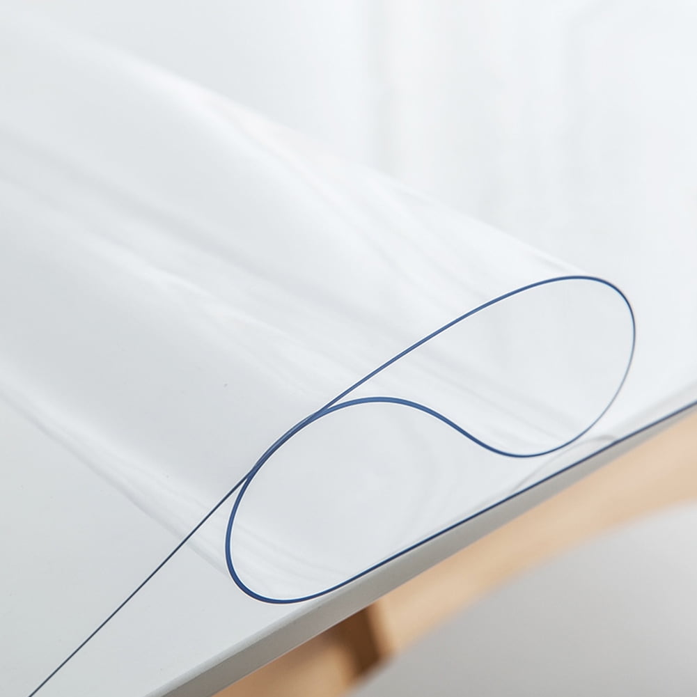 Waterproof Soft Glass Transparent Table Cover for Home Kitchen Banquet