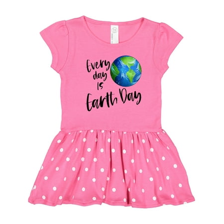 

Inktastic Every Day is Earth Day Gift Toddler Girl Dress