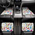 thumbnail image 6 of Daiia Summer Printed Car Floor Mats Set of 4, Durable Non Slip Auto Floor Carpet, Car Interior Carpets Proof Foot Pads Anti-Slip Cushion Automoetive Accessories, 6 of 6