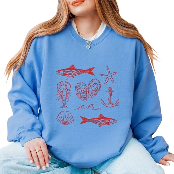 Fisherman Collage - Women's Sweatshirt