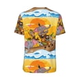 thumbnail image 3 of Rocae Animals on Noah's Ark1 for Breathable Men's Baseball T-Shirt Fashionable Casual Baseball Jersey, Moisture-wicking Sportswear Medium, 3 of 9