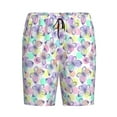 thumbnail image 4 of Wukai Butterflies on Polka Dots Men’s Short Pajama Pants With Pockets Soft Sleep Pj Shorts for Men-X-Large, 4 of 6