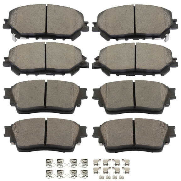 AUTOMUTO Brake Pads Front Rear 8PCS D2375-9603 D2391-9441 Fit For 2021-2023 For Nissan For Rogue