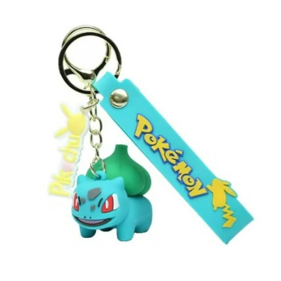 Pokemon by Pokemon 3D Keychain Bulbasaur Key Ring, Green