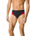 thumbnail image 1 of Speedo Spark Splice Brief, Black/Red, 30, 1 of 2