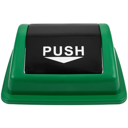 Trash Can Lid Outdoor Cover Garbage Bins Cans Junk Case Green