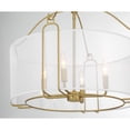 thumbnail image 7 of Ashlay 4-Light Pendant in Warm Brass, 7 of 7