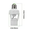 thumbnail image 4 of DEELLEEO 360 Degrees Infrared PIR Induction Lamp With Sensor E27 Screw Socket Motion Detection LED Light Energy Saving Bulb Holder For Indoor Porch Hallway Garage Lighting, 4 of 7