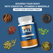 Neuro Salt Advanced Nootropic Capsules, NeuroSalt Adanced Daily Support Supplement (60 Capsules)