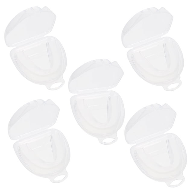 HLONK 5 Ensembles de Protège-Dents Anti-Broyage Garde Dentaire de Nuit Protection contre le Broyage des Dents