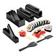 thumbnail image 4 of Kit de fabricación de sushi, herramienta de plástico para sushi, bola de arroz, molde para pastel, utensilios de cocina, accesorios para sushi D Negro Soledad Fabricante de sushi, 4 of 8