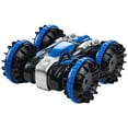thumbnail image 2 of 4WD Amphibious RC Car & Boat, 2.4GHz Remote Control Toy for All Ages, Blue Water Land Vehicle, 2 of 11