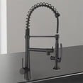 thumbnail image 2 of CRO Decor Single Handle Copper Kitchen Faucet in Black, 2 of 6