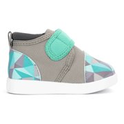 ikiki Glacial Refraction Squeakerless Toddler Shoes | Teal/Gray