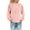 Pink, variant on Plus Size Sweater Tops On Seasonal Women's Soild Long Sleeve Thick Knit Pullover Turtleneck Sweater Coat Khaki 10(XL)