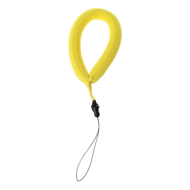 Cordón de correa de muñeca flotante de agua para cámara impermeable Amarillo shamjiam Pulsera flotante de la cámara