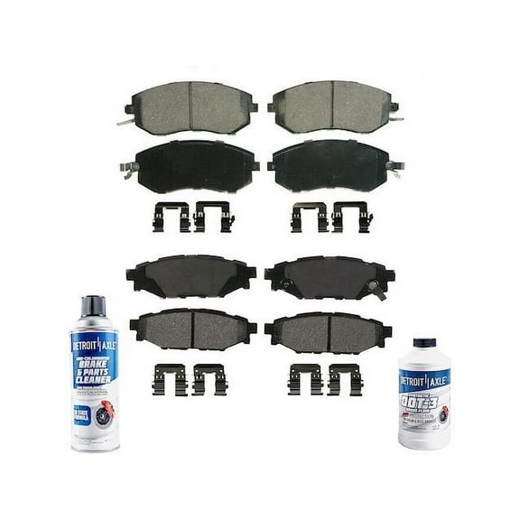 Brake Pad Set - Compatible with 2011 - 2016 Subaru Impreza 2012 2013 2014 2015