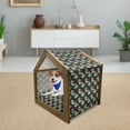 thumbnail image 3 of Angel Wings Pet House, Cartoon Girl with Fishes in a Bird Form Tale Fantasy Character Cartoon, Outdoor & Indoor Portable Dog Kennel with Pillow and Cover, 5 Sizes, Multicolor, by Ambesonne, 3 of 5