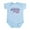 Sky Blue, variant on CafePress - Austin Texas Infant Bodysuit - Baby Light Bodysuit, Size Newborn - 24 Months
