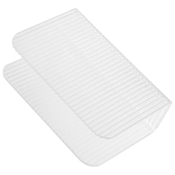 HONITANO Freestanding White Acrylic Napkin Holder Tabletop Tissue Storage for Restaurant Use