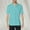 Blue, variant on TQWQT Mens Turquoise Polo Shirts Short Sleeve Casual Summer Business Tops Plain Button Collared Classic Golf Shirts M