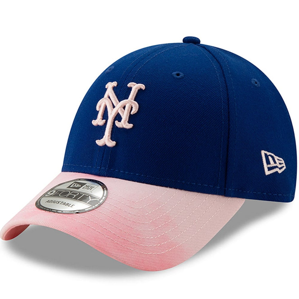 New York Mets New Era Mother's Day 9FORTY Adjustable Hat Royal/Pink