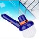 thumbnail image 1 of Swimming Pool Step & Corner Vacuum Cleaner Brush Spas Hot Tubs Cleaning Brushes with Fine Bristle Brush, 1 of 5