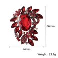 thumbnail image 2 of Broche con forma de hoja de diamantes de imitación, accesorio de joyería para vestir, 2 of 5