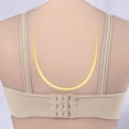 thumbnail image 5 of Womens Front Closure Bras Convertible Bra Feature V-Neck Push-up Bra Style W-858 Beige 40, 5 of 8