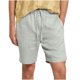 thumbnail image 1 of Pantalones de Hombre Elástico Cintura Músculo Casual Imitación Algodón Lino Textura Atado Cinco Cuartos de Pantalones Cortos, 1 of 8