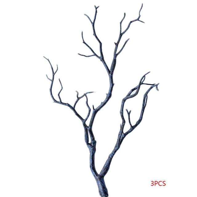 3Pcs Large Wedding Decoration Branch Decoration Branch Simulation Plastic Dried Tree Branches Artificial Fake Foliage Plant Xingzhi
