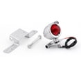 thumbnail image 2 of Motorcycle Brake Stop Rear Tail Light Taillight Indicator Signal Lamp Chrome, 2 of 5