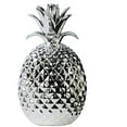 thumbnail image 2 of Urban Trends Collection 38426 Porcelain Pineapple Figurine, Small - Silver, 2 of 4