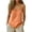 *Orange, variant on VBVC Women's V Neck Cotton Linen Camisole , Ladies' Spaghetti Strap Tank Top , Summer Sleeveless Lightweight Shirt For Women, White , M-3XL