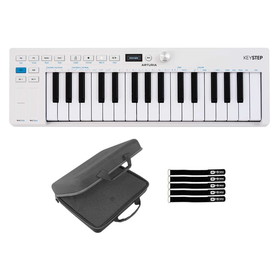 Arturia KeyStep MK2 32-Note Universal Sequencing Controller with Case Package