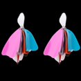 thumbnail image 1 of Earrings,Fashionable Petal Shape Women Ear Stud Ear Drop Exquisite Design, 1 of 3