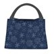 thumbnail image 1 of Disketp Snowflake Dark Blue Bolsa Térmica Estampada, Bolsa Térmica Aislante para Almuerzo, Playa y Campamento, 1 of 6