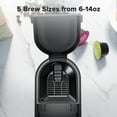 thumbnail image 5 of Auseo Single Serve Coffee Maker for K-Cup Capsules & Grounds, 5 Brew Sizes (6-14 Oz), Adjustable Height, Compact Design, Fast & Easy Cleaning, Perfect for Home/Office/Travel, Black, 5 of 11