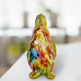 thumbnail image 1 of Escultura creativa de pingüino, adornos, figuritas, estatua artesanal de resina pintada para escritorio, estantería, fiesta, cocina, sala de estar colorido pequeño BLESIY Escultura Pinguino, 1 of 8