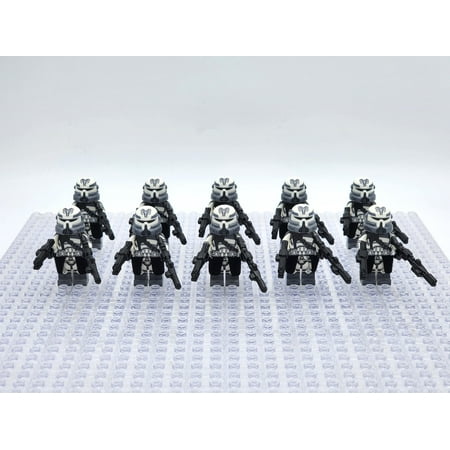 Star Wars Phase 2 Wolfpack Airborne Clone Troopers Paratroopers Custom Minifigures