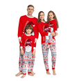 thumbnail image 2 of Pijamas familiares a juego de Navidad 2025 con estampado de Papá Noel y Feliz Navidad, conjuntos familiares a juego para adultos, niños y bebés, pijamas familiares navideños, 2 of 4