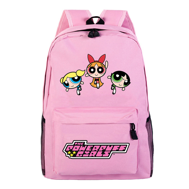 Powerpuff Girls Student School Bag Stationery Backpack,05