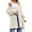 White, variant on ICHUANYI Womens Trendy Soft Casual Solid Knit Sweater Open Front Long Sleeve Side Slit Long Cardigans Fall Winter Outwear Coat